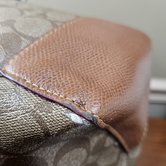 Coach Signature Zip Top Tote F34603 - Picture 5 of 11